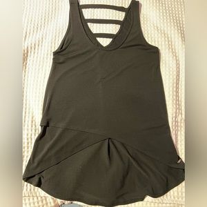 Guess Black front lower crisscross Medium Blouse